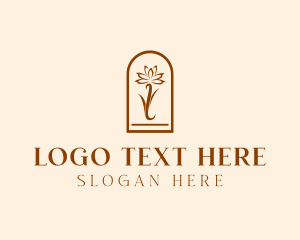 Botanical Flower Plant logo