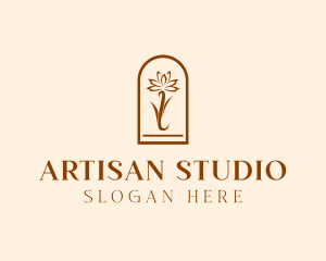 Botanical Flower Plant logo design