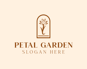 Botanical Flower Plant logo design