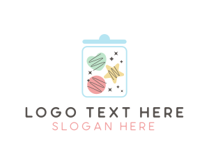 Heart - Sugar Cookies Jar logo design