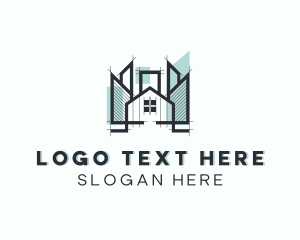 Modern Residential House logo