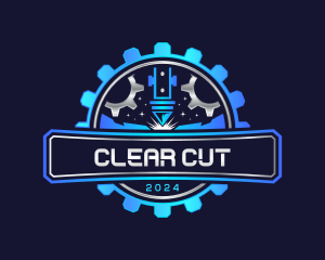 Mechanical Laser Machine logo design