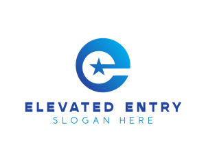 Generic Simple Star Letter E logo design