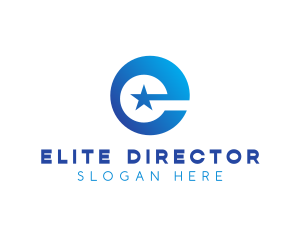 Generic Simple Star Letter E logo design