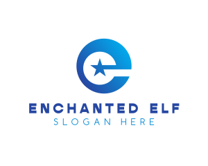 Generic Simple Star Letter E logo design