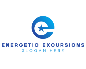 Generic Simple Star Letter E logo design