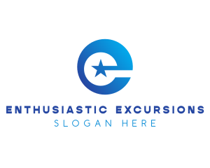 Generic Simple Star Letter E logo design