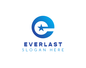 Generic Simple Star Letter E logo design