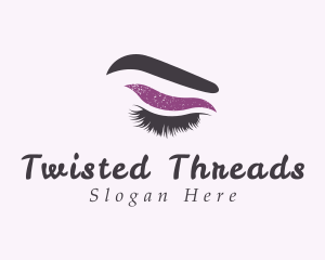 Lashes Makeup Tutorial logo design