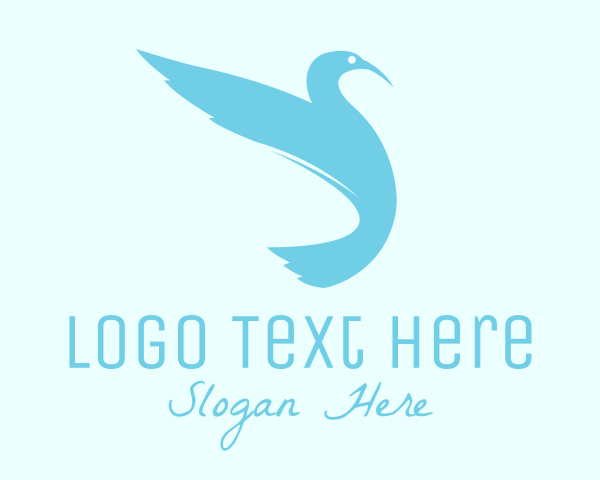 Heron logo example 4