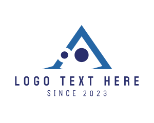 Edgy - Abstract Tech Letter A logo design