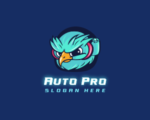 Neon Gaming Owl logo