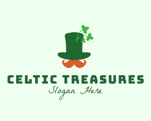 St. Patrick Leprechaun logo design