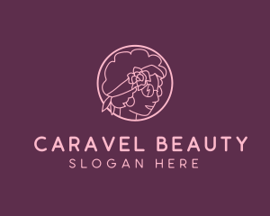 Beauty Curly Hair logo design