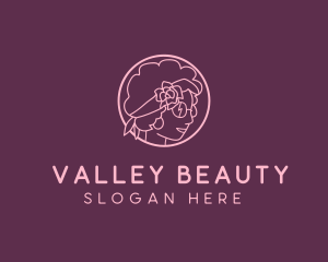 Beauty Curly Hair logo design