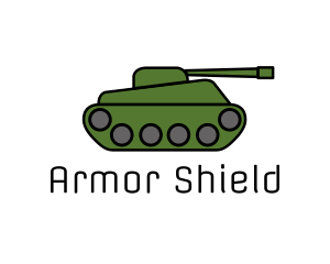 Green War Tank  logo