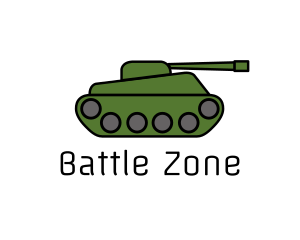 Green War Tank  logo