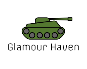 Green War Tank  logo