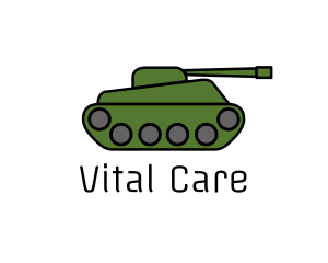 Green War Tank  logo