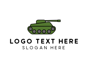Green War Tank  logo