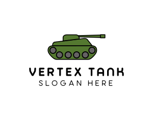 Green War Tank  logo