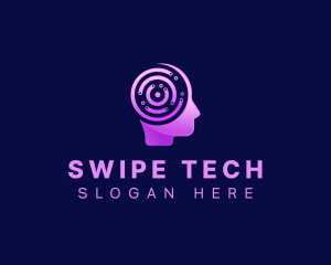 Human Artificial Intelligence Tech logo design