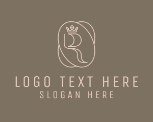 Luxurious Brand Crown Oval logo