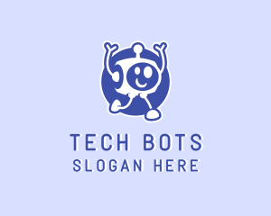 Educational Toy Robot logo design