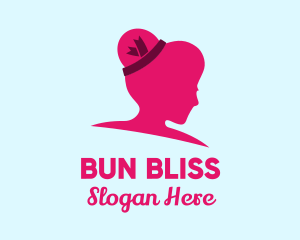 Pink Hair Ribbon logo design