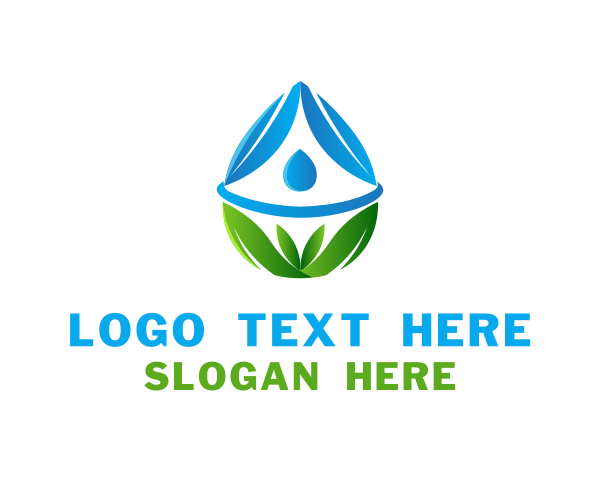 Drop logo example 3