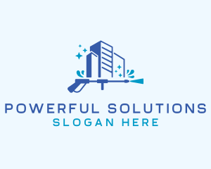 Power Wash Maintenance logo design