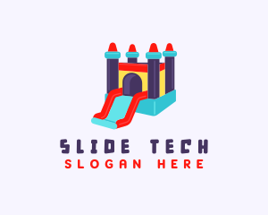 Castle Toy Slide logo design