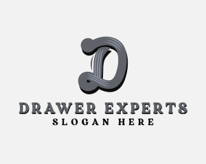 Clothing Apparel Brand Letter D logo design