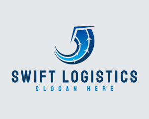 Arrow Logistic Abstract logo