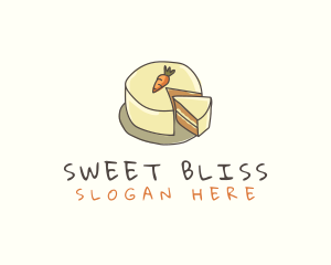 Carrot Cake Dessert logo design