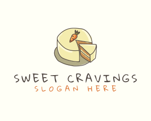 Carrot Cake Dessert logo design