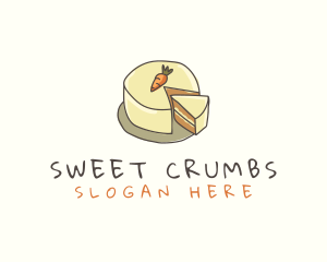 Carrot Cake Dessert logo design