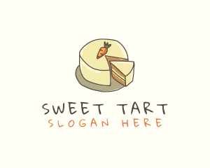 Carrot Cake Dessert logo design