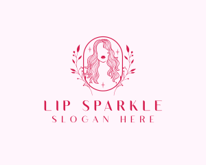 Lady Lips Beauty logo design