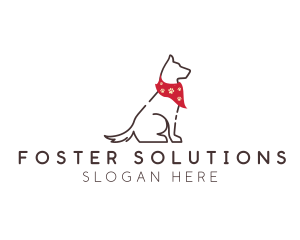 Dog Scarf Grooming logo