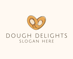 Heart Pretzel Knot logo