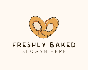 Heart Pretzel Knot logo