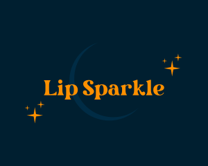 Moon Sparkle Wordmark logo design