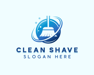 Janitorial Mop Cleaning logo design