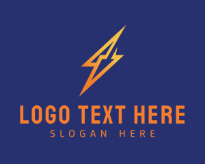 Lightning Bolt Arrow logo