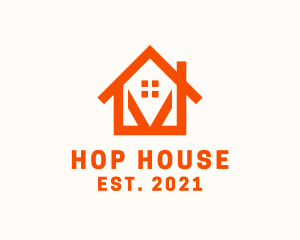 House Shelter Building logo design