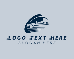 Racing Car Vehicle logo