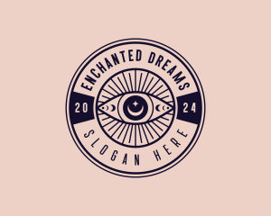 Bohemian Mystic Eye logo design