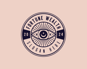 Bohemian Mystic Eye logo design