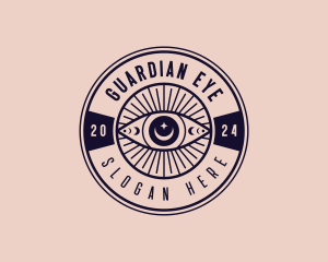 Bohemian Mystic Eye logo design